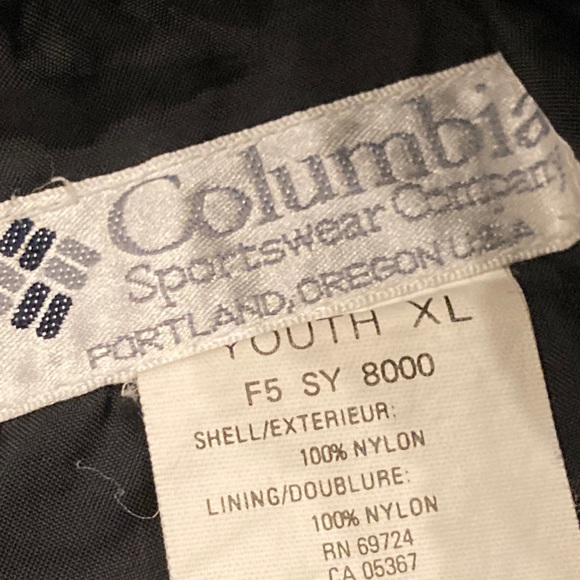 Columbia Black Ski Snowboard Snow Pants Size XL - Picture 6 of 9
